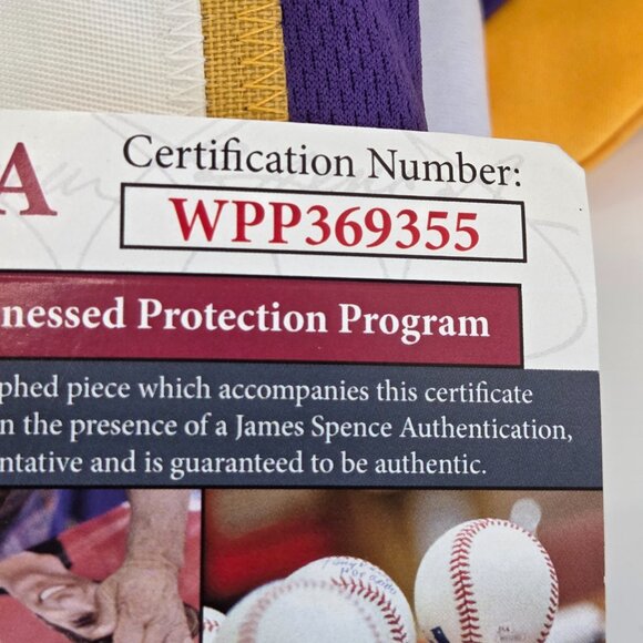 Williams Wall Vikings #93 #94 Kevin Williams Signed Jersey JSA COA XL Purple - Picture 15 of 16